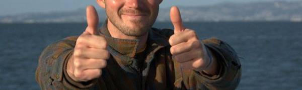  Andy gives two thumbs up - CC BY-SA Maria Ly