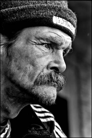 Photographie de sans abri 